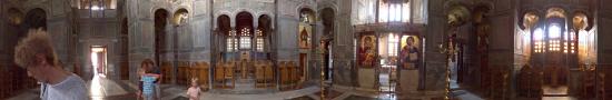 Interior of Hosios Loukas Monastery