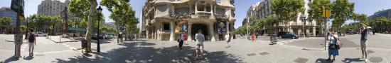 La casa Milà de Gaudi surnommée la Pedrera