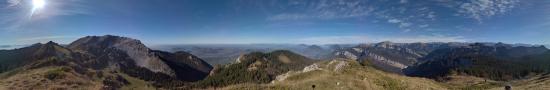 At the top of Petite Vache at 1735 m