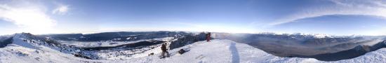 The peak Saint Michel in winter