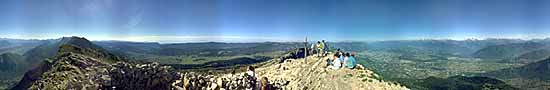 At the top of Saint Michel Peak