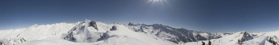 At the summit of peak Traversier - 2850 m