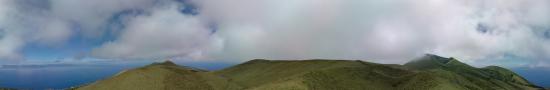 At the top of Pico Verde in the central Sao Jorge mountain.