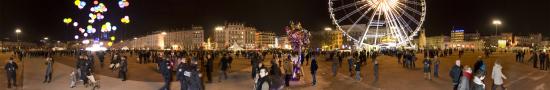 Fêtes des lumières à la place Bellecour