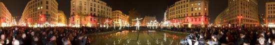 La fêtes des lumières à la place de la République