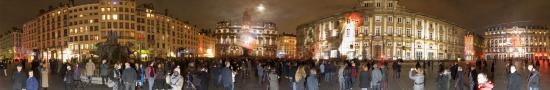 Fêtes des Lumières à la place des Terreaux