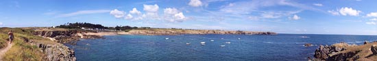 Vue sur le plage des Sabias