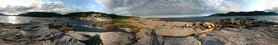 Pointe Islet, à l'embouchure du Saguenay