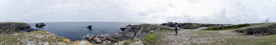 At the point of Poulains in Belle Ile