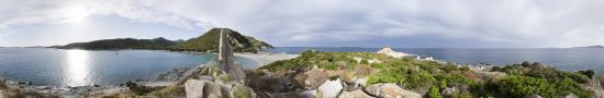 La pointe de Molentis au sud de la Sardaigne