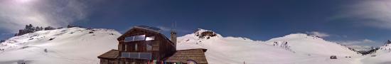 At the refuge of Drayères at 2175 m