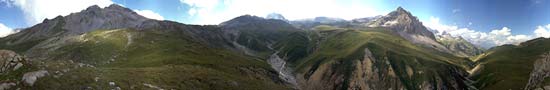 Vue de la Replanette en montant au Thabor