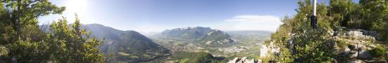 View of Isère Valley from Roche Brune