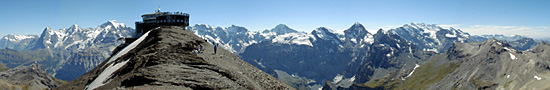 Vue depuis le Schilthorn