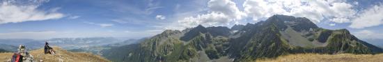 A the top of Sistre peak