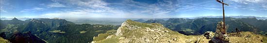 At the top of Large Som