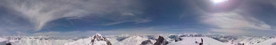 Au sommet du Mont Thabor à 3178 m