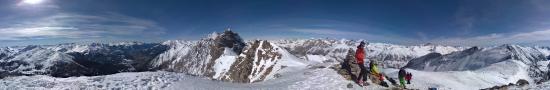 At the summit of the Tete de Plate Longe - 2790 m