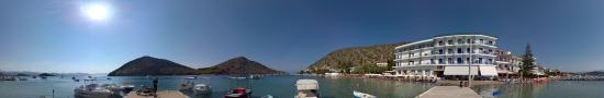 Wharf at the Tolo beach in the gulf of Argolide 