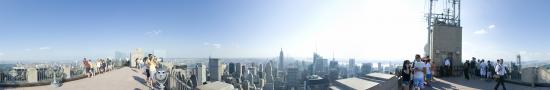 At the top of Rockefeller building