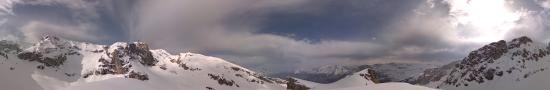 La Corne, le sommet au dessus de la Traversée Héroïque à 2111 m