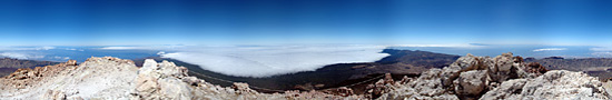 Au sommet du volcan du Teide